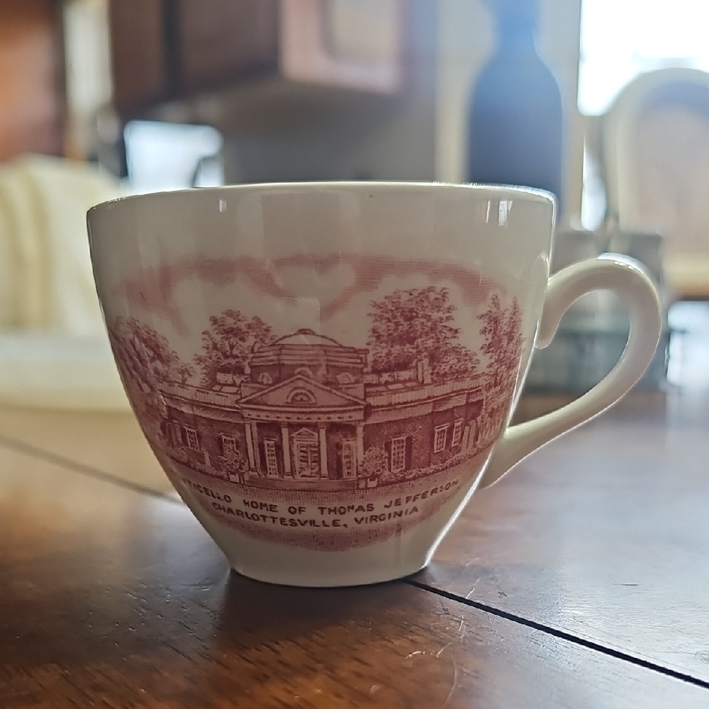 Vintage Pink Ceramic Teacup